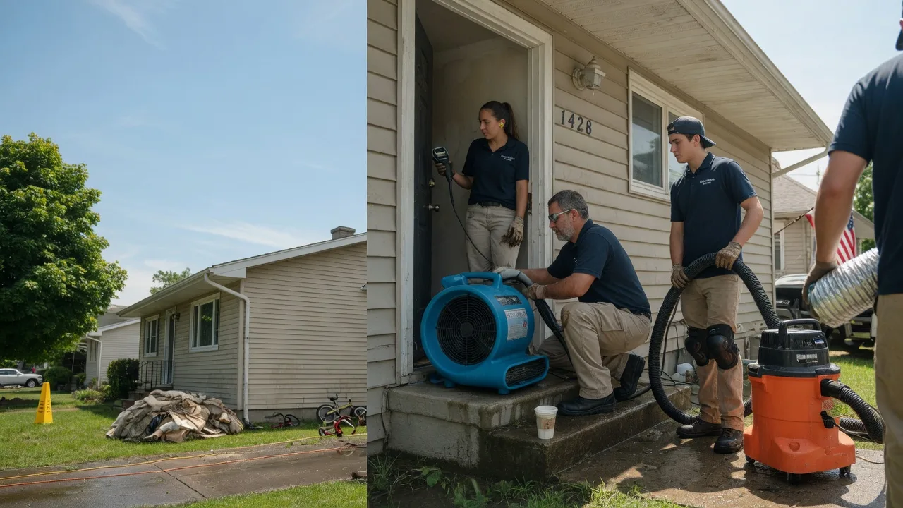 Water Damage Restoration in Colchester, IL near me